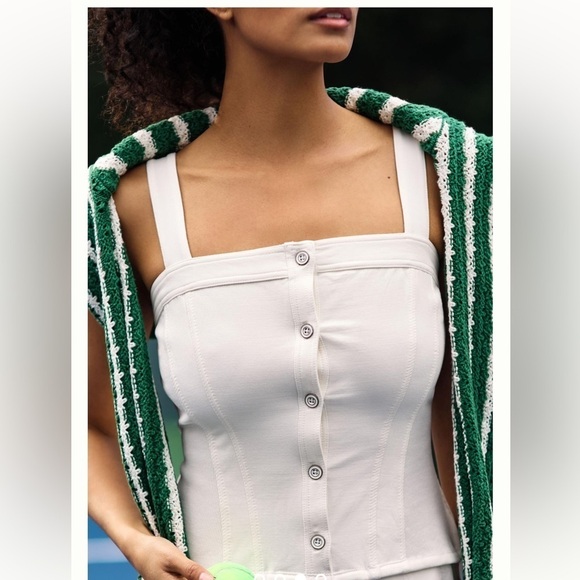 NWT Daily Practice by Anthropologie Sleeveless Pleated Mini Dress - Picture 3 of 8